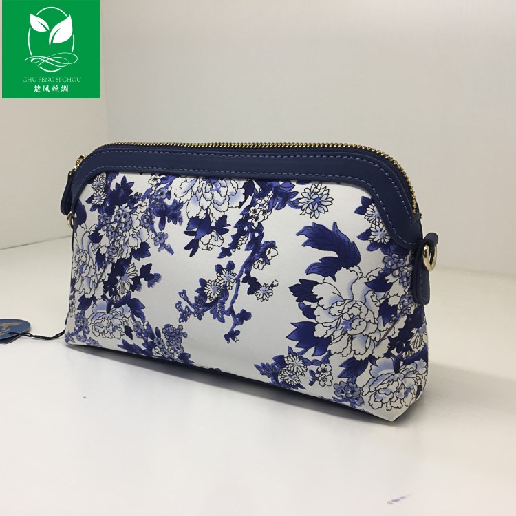 青花瓷系列真絲包